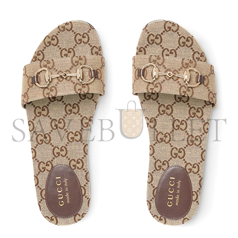 GUCCI WOMEN'S SLIDE SANDAL WITH HORSEBIT 835828